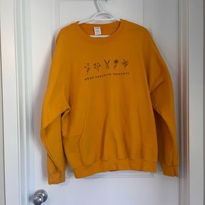 Pull over orange sweater